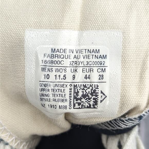 Converse OG Run Star Hike Unisex High Top Platform Sneaker in Black, Size 10 - Picture 14 of 14